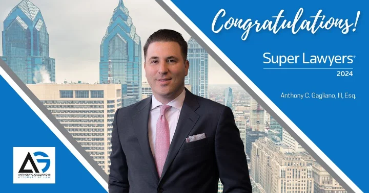Founder Anthony C. Gagliano, III, Esq. Has Been Selected to the 2024 Pennsylvania Super Lawyers List